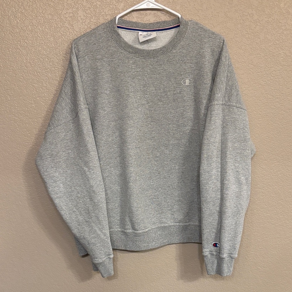 Champion Classic Gray Crewneck Sweater